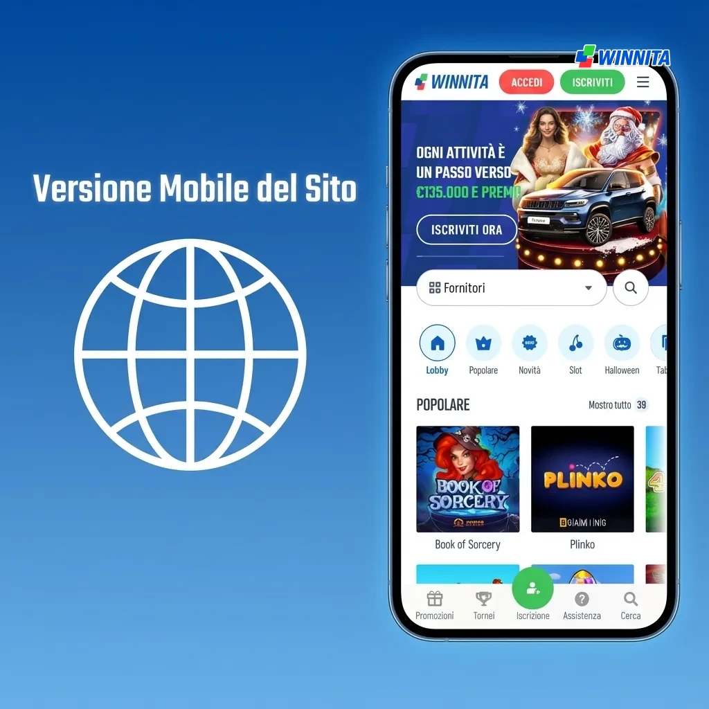 Mobile-optimized website interface displaying responsive design on smartphone screen with intuitive navigation